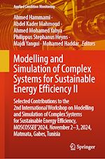 Télécharger le livre :  Modelling and Simulation of Complex Systems for Sustainable Energy Efficiency II