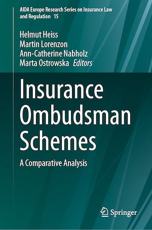 Téléchargez le livre :  Insurance Ombudsman Schemes