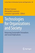 Télécharger le livre :  Technologies for Organizations and Society