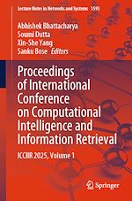 Télécharger le livre :  Proceedings of International Conference on Computational Intelligence and Information Retrieval