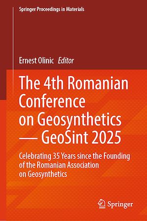 Téléchargez le livre :  The 4th Romanian Conference on Geosynthetics — GeoSint 2025