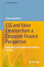 Télécharger le livre :  ESG and Value Creation from a Corporate Finance Perspective