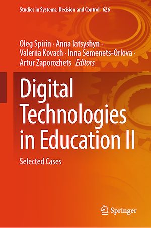 Téléchargez le livre :  Digital Technologies in Education II