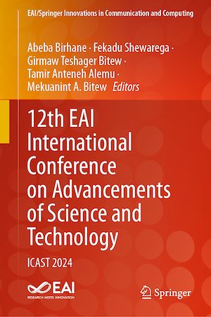 Téléchargez le livre :  12th EAI International Conference on Advancements of Science and Technology