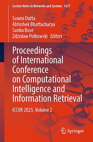 Téléchargez le livre :  Proceedings of International Conference on Computational Intelligence and Information Retrieval