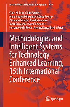 Téléchargez le livre :  Methodologies and Intelligent Systems for Technology Enhanced Learning, 15th International Conference