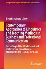 Télécharger le livre :  Contemporary Approaches to Linguistics and Teaching Methods in Business and Professional Communication