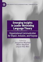 Télécharger le livre :  Emerging Insights in Leader Motivating Language Theory