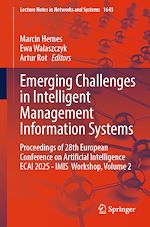 Télécharger le livre :  Emerging Challenges in Intelligent Management Information Systems