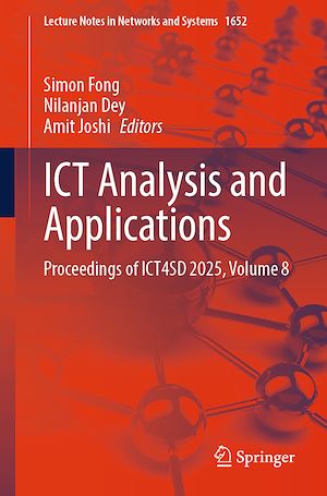 Téléchargez le livre :  ICT Analysis and Applications