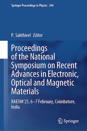 Téléchargez le livre :  Proceedings of the National Symposium on Recent Advances in Electronic, Optical and Magnetic Materials