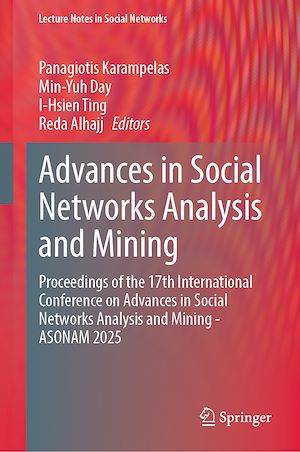 Téléchargez le livre :  Advances in Social Networks Analysis and Mining