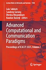 Télécharger le livre :  Advanced Computational and Communication Paradigms