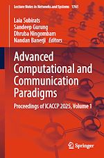 Télécharger le livre :  Advanced Computational and Communication Paradigms
