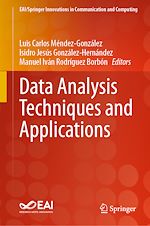 Télécharger le livre :  Data Analysis Techniques and Applications