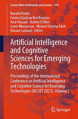 Téléchargez le livre :  Artificial Intelligence and Cognitive Sciences for Emerging Technologies