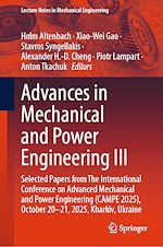 Télécharger le livre :  Advances in Mechanical and Power Engineering III