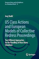 Télécharger le livre :  US Class Actions and European Models of Collective Redress Proceedings