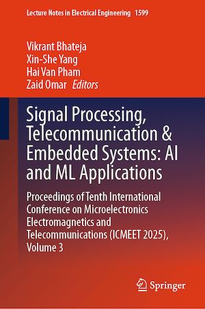 Téléchargez le livre :  Signal Processing, Telecommunication & Embedded Systems: AI and ML Applications