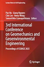 Télécharger le livre :  3rd International Conference on Geomechanics and Geoenvironmental Engineering