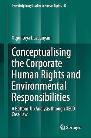 Téléchargez le livre :  Conceptualising the Corporate Human Rights and Environmental Responsibilities