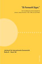 Télécharger le livre :  «Di Fernunft Siget.»