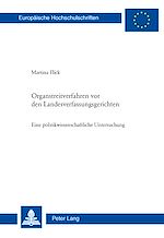 Télécharger le livre :  Organstreitverfahren vor den Landesverfassungsgerichten