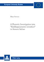 Download this eBook A Phonetic Investigation into «Raddoppiamento sintattico» in Sienese Italian