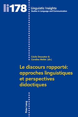 Télécharger le livre :  Le discours rapporté : approches linguistiques et perspectives didactiques