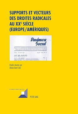 Télécharger le livre :  Supports et vecteurs des droites radicales au XX e  siècle (Europe/Amériques)