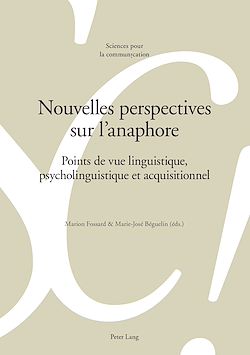 Télécharger le livre :  Nouvelles perspectives sur l’anaphore