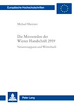 Télécharger le livre :  Die Minnereden der Wiener Handschrift 2959