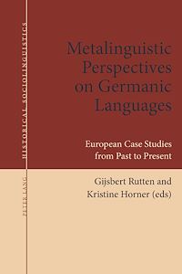 Télécharger le livre :  Metalinguistic Perspectives on Germanic Languages