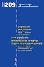 Download this eBook New trends and methodologies in applied English language research III