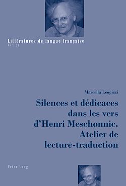 Télécharger le livre :  Silences et dédicaces dans les vers d’Henri Meschonnic. Atelier de lecture-traduction