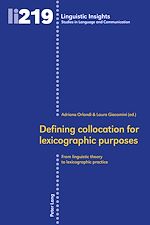 Download this eBook Defining collocation for lexicographic purposes