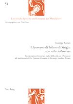 Download this eBook I «Synonyma» di Isidoro di Siviglia e lo «stilus isidorianus»