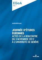 Télécharger le livre :  Journée d’études égéennes