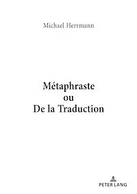 Télécharger le livre :  Métaphraste ou De la traduction