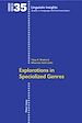 Télécharger le livre :  Explorations in Specialized Genres