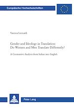 Download this eBook Gender and Ideology in Translation: - Do Women and Men Translate Differently?