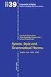 Télécharger le livre :  Syntax, Style and Grammatical Norms