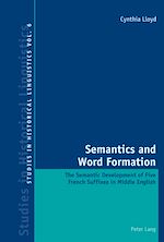 Download this eBook Semantics and Word Formation