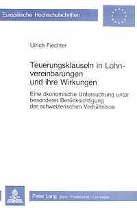 Télécharger le livre :  Teuerungsklauseln in Lohnvereinbarungen und ihre Wirkungen