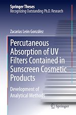 Télécharger le livre :  Percutaneous Absorption of UV Filters Contained in Sunscreen Cosmetic Products