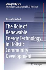 Télécharger le livre :  The Role of Renewable Energy Technology in Holistic Community Development