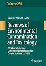 Download this eBook Reviews of Environmental Contamination and Toxicology volume