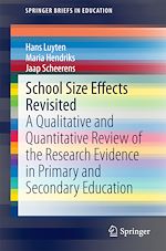 Télécharger le livre :  School Size Effects Revisited