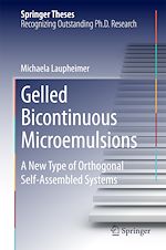 Télécharger le livre :  Gelled Bicontinuous Microemulsions