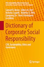 Télécharger le livre :  Dictionary of Corporate Social Responsibility